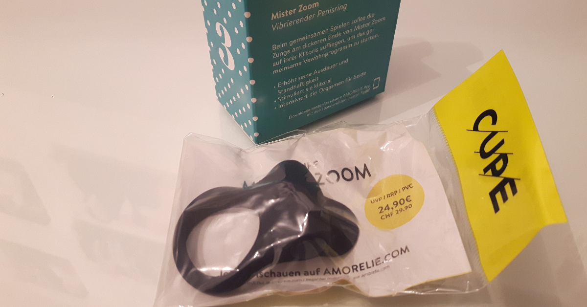 Mister Zoom - vibrierender Penisring von CUPE 3 Mister Zoom Penisring mit Vibration von CUPE