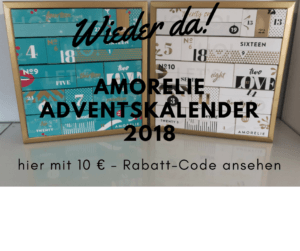 Amorelie Adventskalender 2018 veröffentlicht