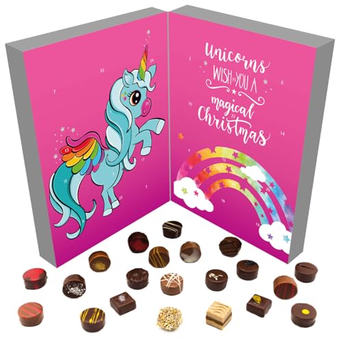 Hallingers Pralinen-Adventskalender - Unicorn (Buch-Karton) 3