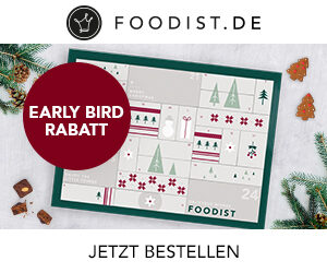 Nur noch 3 Tage: 20 % auf Foodist Adventskalender - so geht's