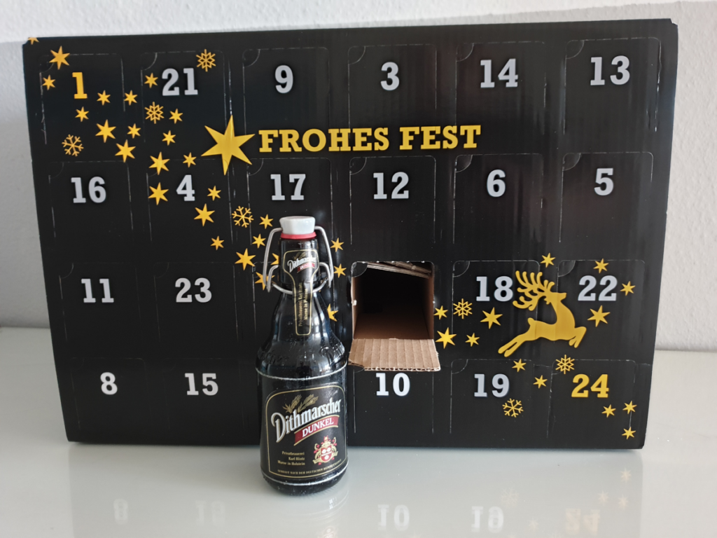 BierSelect Adventskalender mit Flasche