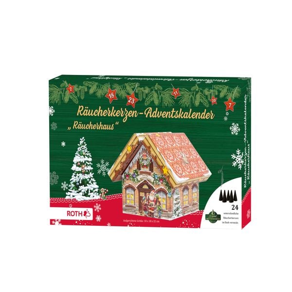 ROTH Räucherkerzen-Adventskalender Räucherhaus 5