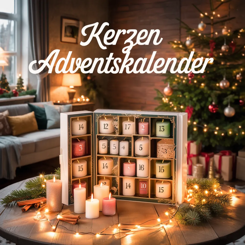 Kerzen Adventskalender – 24 Tage voller Duft und Gemütlichkeit 1